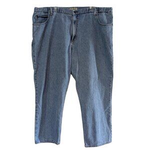 L.L.Bean Comfort Waist Men's Light Wash Jeans, Size 46x29, Big & Tall